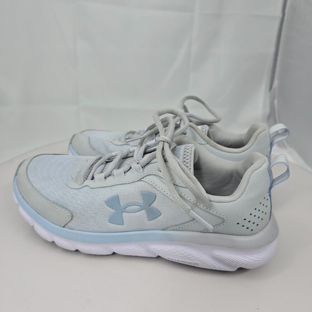 Under Armour Charged Assert 8 Womens Size 8.5 Gray Athletic Running Sneakers